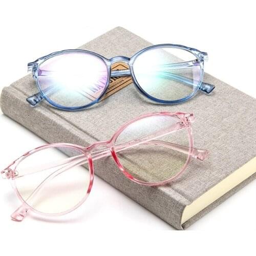 New Oval Fashion Women Glasses Frame Plastic Eyeglasses Transparent Clear Lens Spectacle Vintage Retro Unisex Computer Eyewear