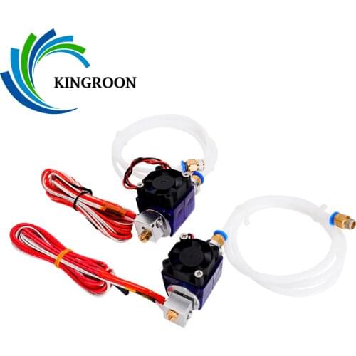 12V 24V Remote Direct Distance Print Head 3D Printer Hotend E3D V5 V6 J-head Bowden Extruder 0.4mm Nozzle for 1.75 3mm Filament