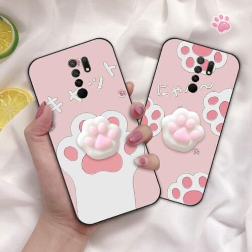 Pinched Squeeze Toy Cases For Xiaomi Redmi 6 7 6A 7A 8 8A 9A 9C 9i 9T Squishy Toy Back Cover Coque For Redmi 5 Plus 10X Pro