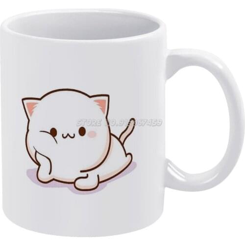 Little Cat Coffee Mugs 330ml Creative Travel Mug and Cup Office Drinkware Mugs Tazza Funny Lovely