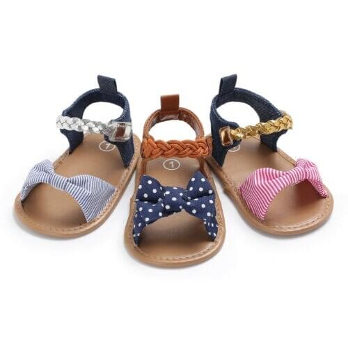 Newborn Kid Baby Girl Flower Sandals Summer Casual Canvas Crib Shoes First Prewalker 2019 New Fashion