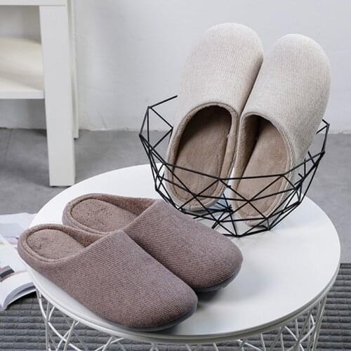 2021 Womens Soft Slipper Female Slip On Indoor House Flats Shoes Cotton Slippers Ladies Comfortable Casual Couples Slides New