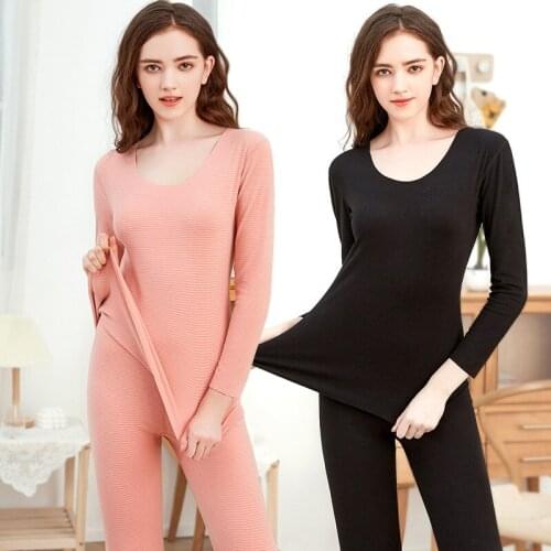 Thermal Underwear For Women Warm Long Johns Womens Seamless Winter Thermal Underwear Set Thermos Lingerie Intimates Women/Men
