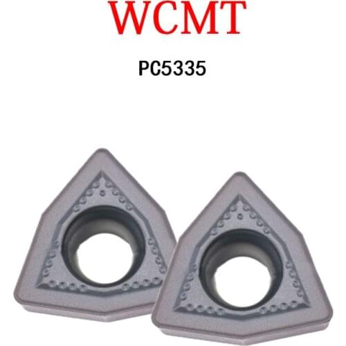 WCMT WCMT030208 WCMT040208 WCMT050308 WCMT06T308 WCMT080408 WCMT080412-C20N PC5335 Turning Inserts Efficient And Durable 10PCS