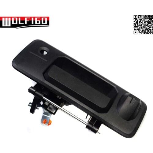 WOLFIGO New Rear Tailgate Handle with Camera Hole for Tacoma Tundra Pickup Truck 690900C091, 690900C090