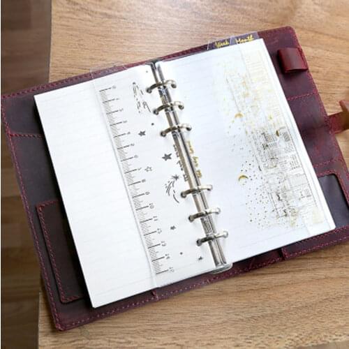 Yiwi 3pcs / Set A6 PP Board Week Month Today Divider Index Notebook Separator Pages Planners Inner Pages