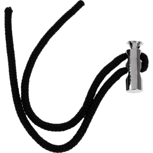 10 Pieces Metal Double Barrel Cord Lock Draw String Toggle Stopper Cordlocks Silver