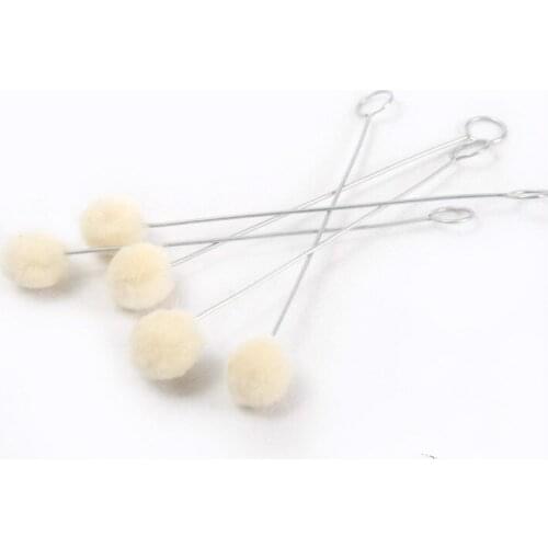 100pcs Set Leather Craft Leather Dye Dauber Finish Applicator Kit Tools small projects edging Wool Dye tools leather polish