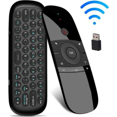 2.4GHz Learning Double-Sided Mini Wireless Keyboard Air Mouse IR Remote Control With USB Receiver For Android TV Box Computer