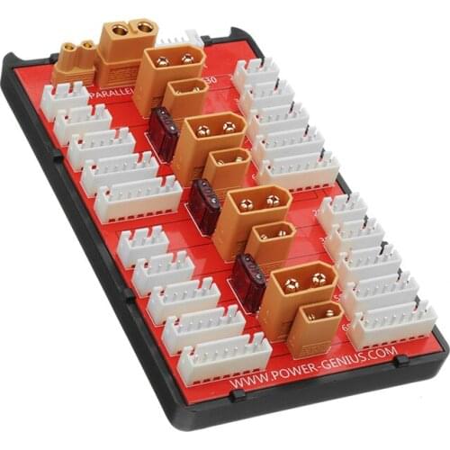 2 IN 1 PG Parallel Charging Board XT30 XT60 Plug Supports 4 cells 2-8S Lipo Battery For RC Models Spare Part