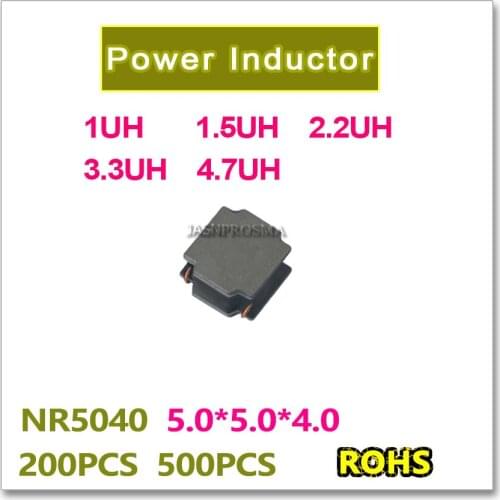 200PCS 500PCS SMD NR5040 1UH 1.5UH 2.2UH 3.3UH 4.7UH High quality New original 5040 NR5040T