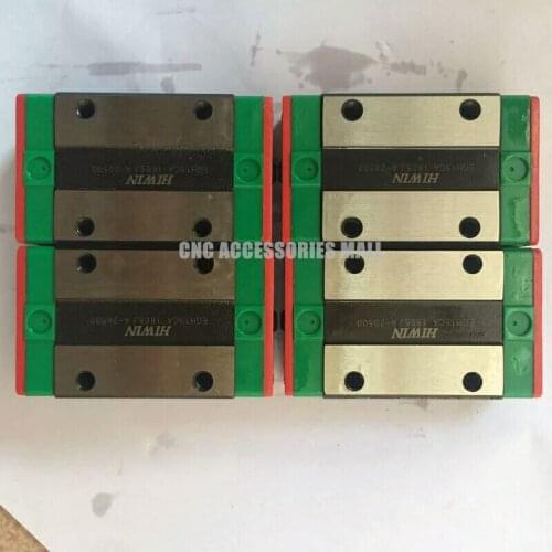 4PCS HIWIN EGH15CA linear bearing sliding block for HGR15 linear guide rail for CNC Router