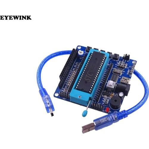 51 MCU development board STC89C52 learning board AVR minimum system AT89S51 intelligent car test board