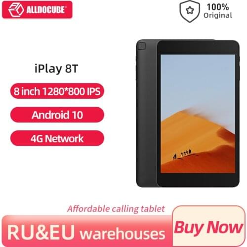 ALLDOCUEB iPlay8T Tablet 8 inch 3GB RAM 32GB ROM Phone Call Tablets Android 10.0 4G LTE WIFI Tablet PC