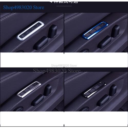 Car memory trim seat recollection frame adjustment knob button switch cover For VW Sharan Teramont 2016-2019 & CC Sagitar 2019