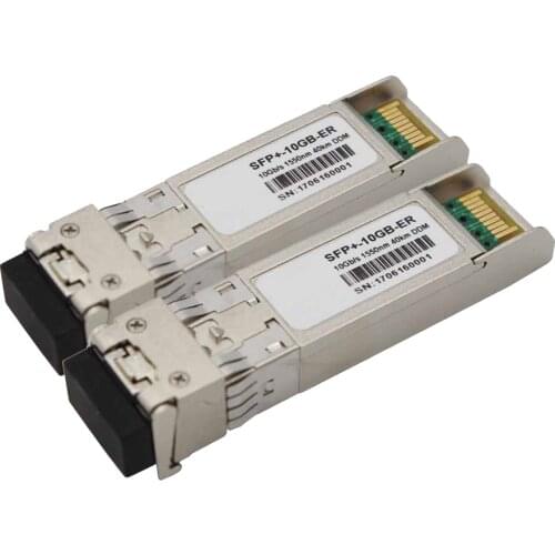 Free Shipping 10Gb/s SFP+ Transceiver SFP-10G-ER dual fiber singlemode 40km 1310nm LC DDM