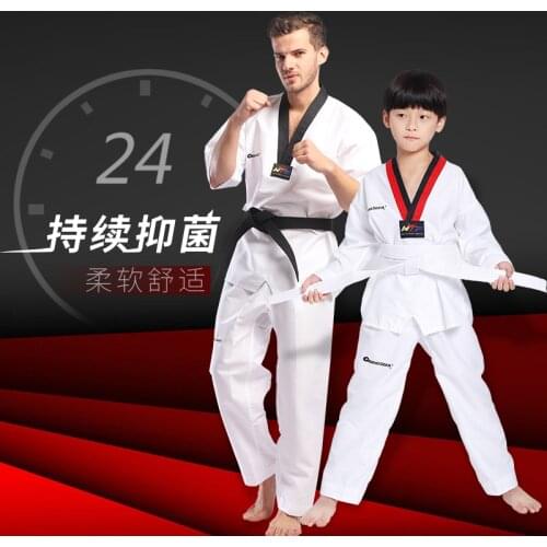 Free Shipping Comfortable And Breathable Ultralight Men Women Costumes Adult Dobok Taekwondo & Karate Clothing