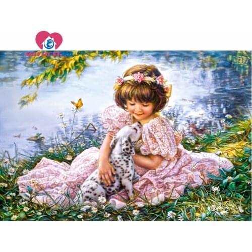 Diamond embroidery girl 5d diy diamond painting full drill resin Diamond picture Cross-stitch kits Painting rhinestones diy kit
