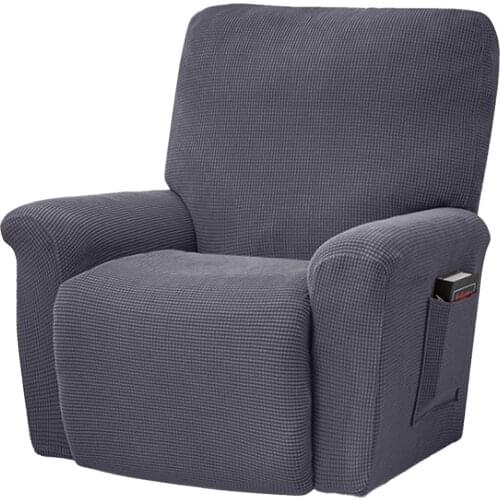 Recliner Chair Covers Jacquard Seat Case Armchair Cover Furniture Protector Stretch Couch Covers Elastic Solid Color Slipcover