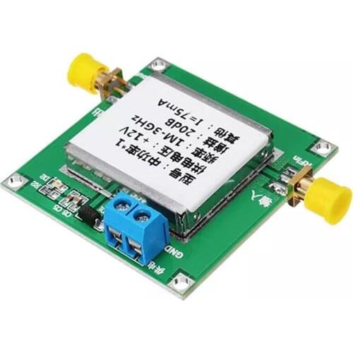 For Ham Radio Rtl Sdr Lna Low Noise Amplifier Bias Tee Wideband 10-6000 Mhz 6ghz DC Plug in 12V Switching UK