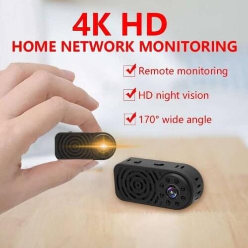 HD 4k Wifi IP Mini Camera Action Wireless Night Version Camcorders Hotspot Video Micro Small Cam Motion Detection