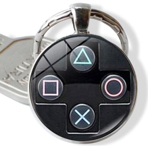 Game Controller Key Chain Geeky Boyfriend Perfect Gift Idea Jewelry Video Game Controller Pattern Keychain for Keys