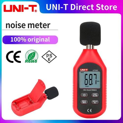 UNI-T UT353 noise measuring instrument decibel meter 30~130dB mini audio sound level meter decibel monitor