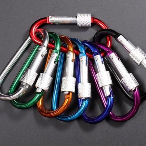 Outdoor Metal Carabiners and Hooks for Keys Large Backpack Carabiner Keychain Karabiner Camping Equipment