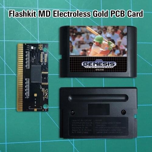 MLBPA Sports Talk Baseball (Battery save) - Flashkit MD card 16 bit MD Games Cartridge For MegaDrive Genesis console