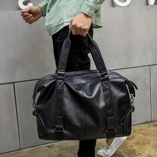 GUMST Leather Men Bags Business Large handle Bag Fashion For Men Shoulder Mens Casual Big Tote Bags