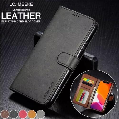 Wallet Leather Flip Phone Case For iPhone 12 11 Pro Max XR XS MAX 6 6S 7 8 Plus X XS SE 2020 Full Body Business Back Cover