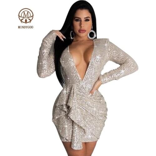 MINDYGOO China Factory Wholesale Casual Dresses High Quality OEM ODM Club Cocktail Evening Bodycorn Lady Apparel