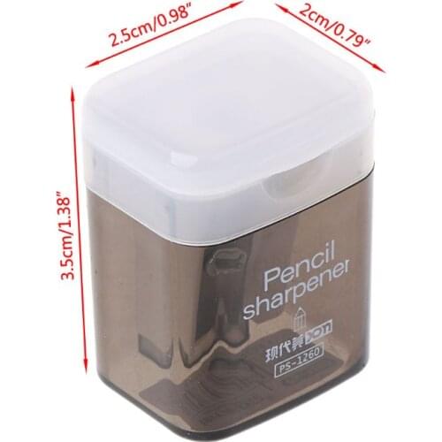 Mini Manual Pencil Sharpener Hand Portable Desktop Tool Student School Supplies 4X7E