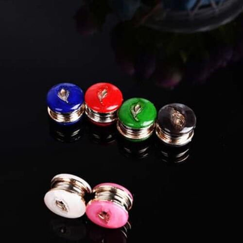 Fashion Strong Metal Plating Magnetic Safe Brooch Round Hijab Pins Magnet Safety Pins Muslim Scarf Jewelry Gifts for Women