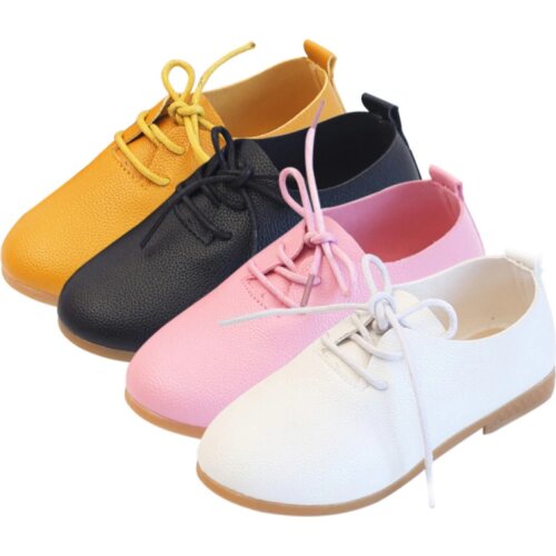 New Unisex Kids Leather Shoes 2020 Girls Boys Casual Shoes Slip-on Soft Breathable Shoe Kids Wedding Party Shoes
