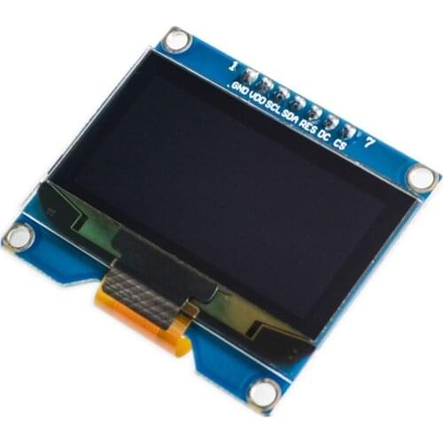 Wholesale 1.54 inch 7PIN White OLED Screen Module SSD1309 Drive IC Compatible for SSD1306 IIC / SPI Interface 128*64