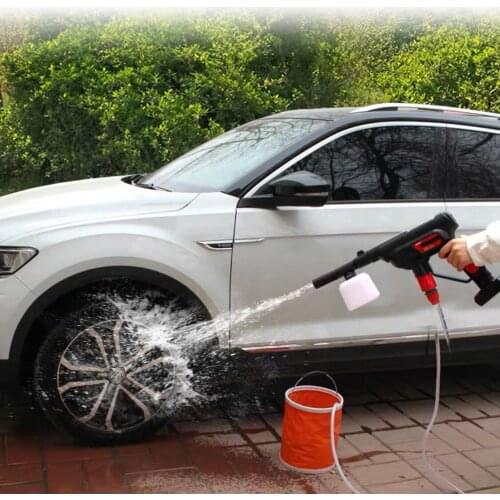 Professional 12-24V Cordless Car Washer High Pressure Automatic Car Washer Electric Cleaning Gun Device Car Hose