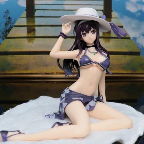 Anime Character Model Decoration Passerby Heroine Kasumigaoka Shiba Removable Swimsuit Ver Domestic High-quality Model