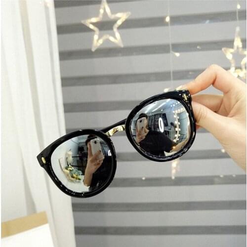 Summer fashion sunglasses for women with uv protection, round frame, round face and long face glasses