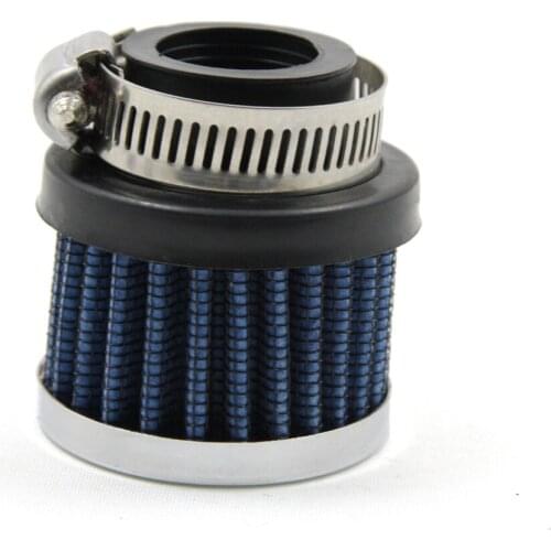 Universal Car Mini Air Filter 25MM Diameter Clamp-On Auto Intake Cold Air Filters