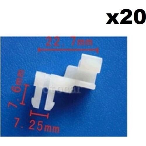 X20pcs OEM Nylon Door Lock Right 5mm Rod Size Clips 7.5mm Hose 69293-12030 for Toyota / for Lexus New