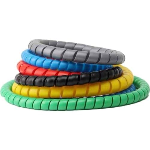 1M Winding Tube 8/10/14/16/20/25 mm Wire Organizer Cable Protection Sleeve Tube Protection Sleeve Spiral Wrap Winding Protector