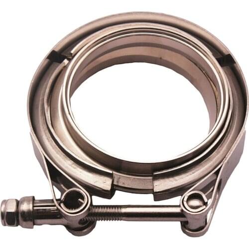 2 Inch Aluminium Alloy V Band Vban Clamp /2 Flange Turbo Exhaust Down Pip