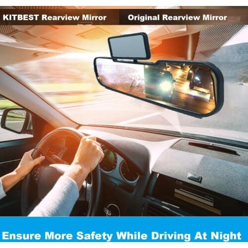 2 In 1 Rotatable Car Mirrors Double Rearview Mirror View Infant Kids Interior Wide Angle Rearview Mirrors Surface Endoscope