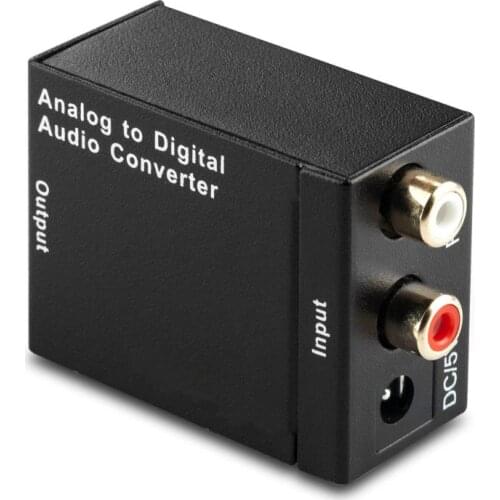 Audio Converter Digital To Analog Audio cable Converter Digital Optical Coaxial RCA Toslink Signal to Analog Home Theater For TV