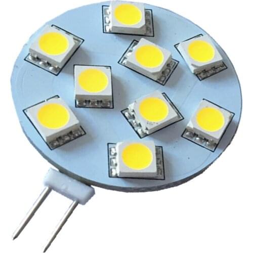 Free shipping 5050SMD G4 1.5W 9LEDS AC/DC 12V 24V DC 180Degree 5050 Spotlight Marine Camper RV Light Lamp Bi-Pin G4 Bulb