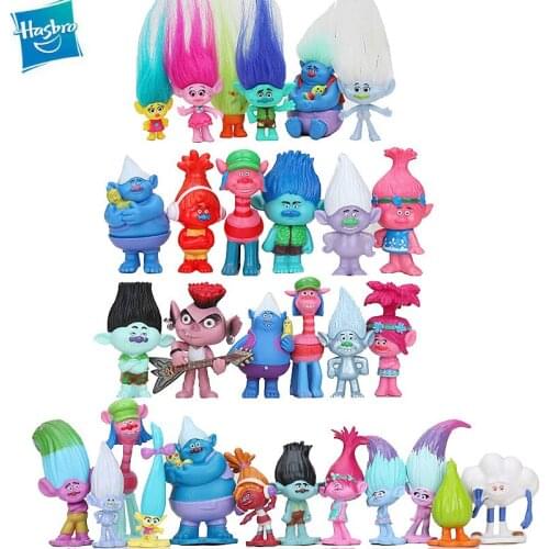 Hasbro Trolls Toys Action Figure Poppy Branch Biggie Guy Diamond Smidge Cloud Guy Critter Figure for Kids Toys for Children