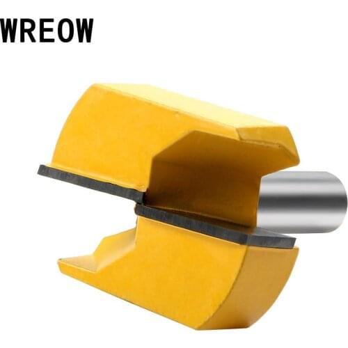 Carbide Alloy 1/2 Inch Shank Bottom Cleaning Router Bit 2-1/4" Dia Woodworking Cutter Tool Milling Cutter for Wood MDF Solid