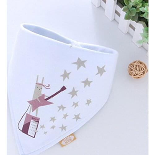 Cotton Bandana Bibs Baby Babador Feeding Smock Infant Burp Cloth Cartoon Saliva Towel Baby Eating Accessory Soft Baby Stuff