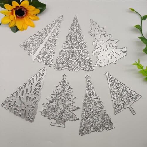 New Metal Cutting Dies Scrapbooking Laser Tree DIY Album Paper Craft Embossing Stencil Decoration